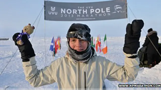 maratón en el Polo Norte