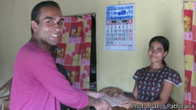 Nirmala with Nimal Samantha of Nona Foundation