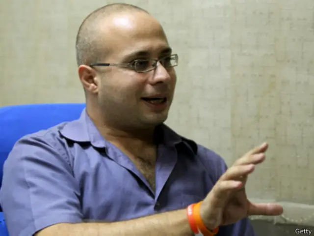 احمد ماهر یکی از بنیان گذاران جنبش جوانان ششم آوریل مصر است.