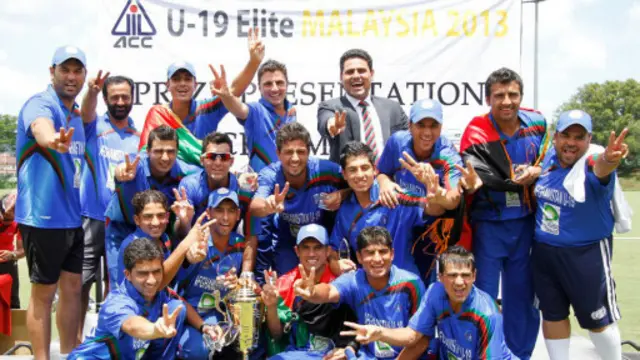 د افغانستان د ١٩ کلنو ملي لوبډلې پرون( غويي ۲۰ )ماليزيا ته په ماتې ورکولو سره د ١٩ کلنو لوبغاړو نړيوال جام ته لاره ومونده.