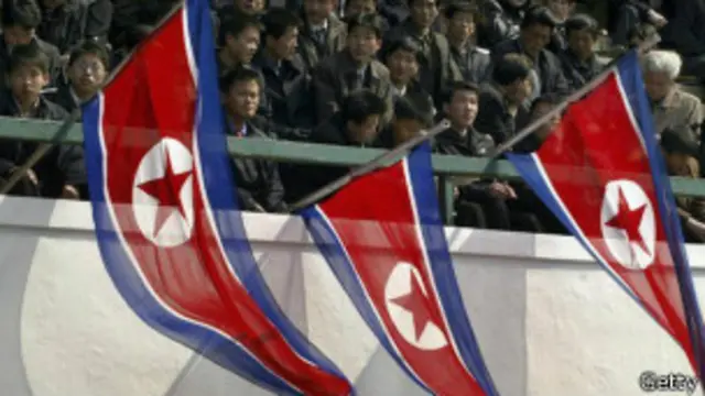 Северокорейские болельщики