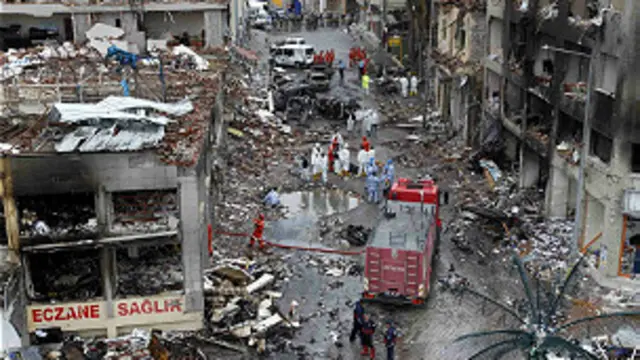 موقع الانفجار