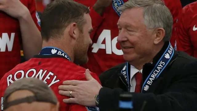 Wayne Rooney dan Alex Ferguson