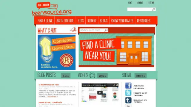 Página inicial do site do programa CAP