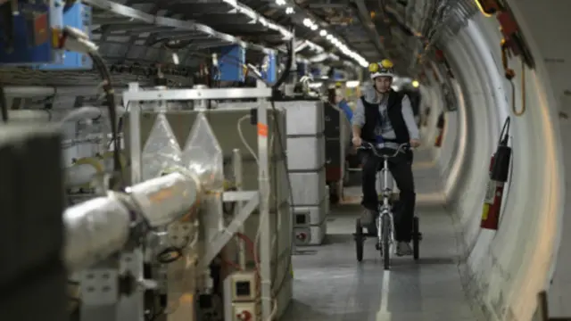 Kantor organisasi penelitian nuklir Eropa, CERN di Jenewa, Swiss.