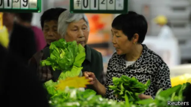 Китайцы в супермаркете