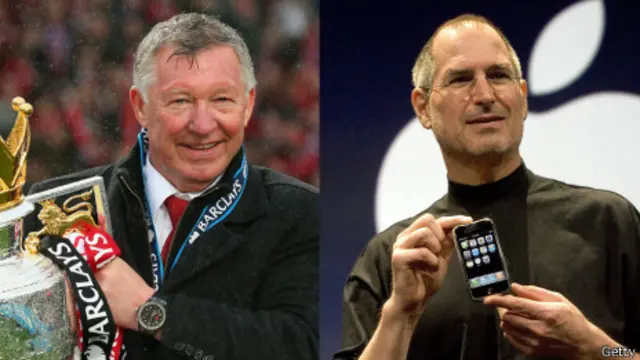 Alex Ferguson y Steve Jobs