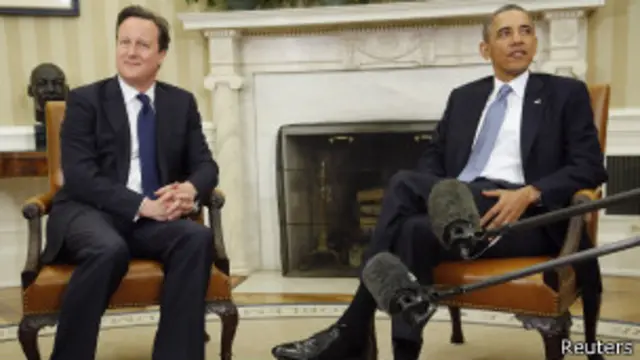 Одной из главных тем переговоров Кэмерона и Обамы был кризис в Сирии 