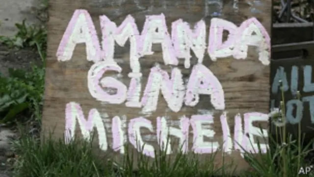 Cartel de bienvenida para las chicas de Cleveland