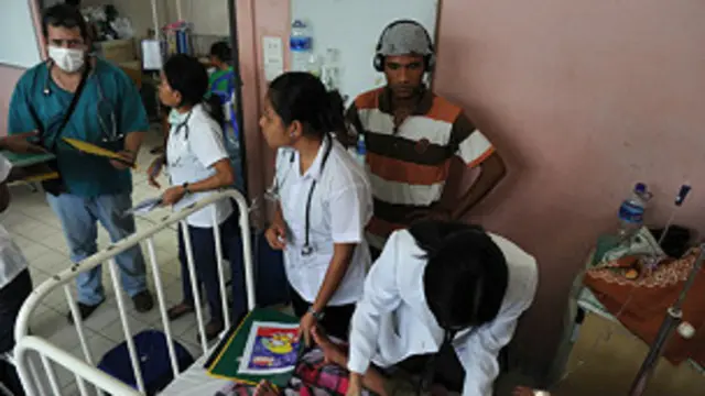 Médicos cubanos en Timor Oriental