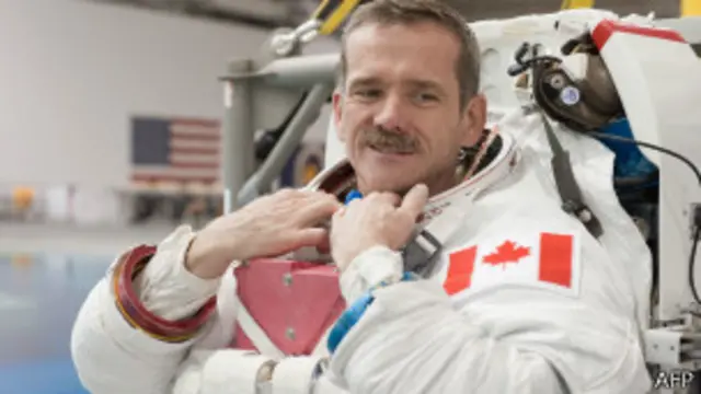 Chris Hadfield, astronaut, AFP