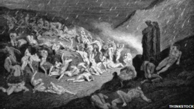 Dante'nin Cehennem'inden bir sahne