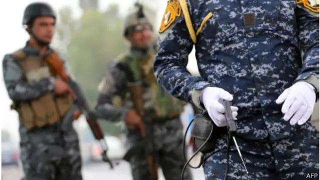 نقطة تفتيش في بغداد