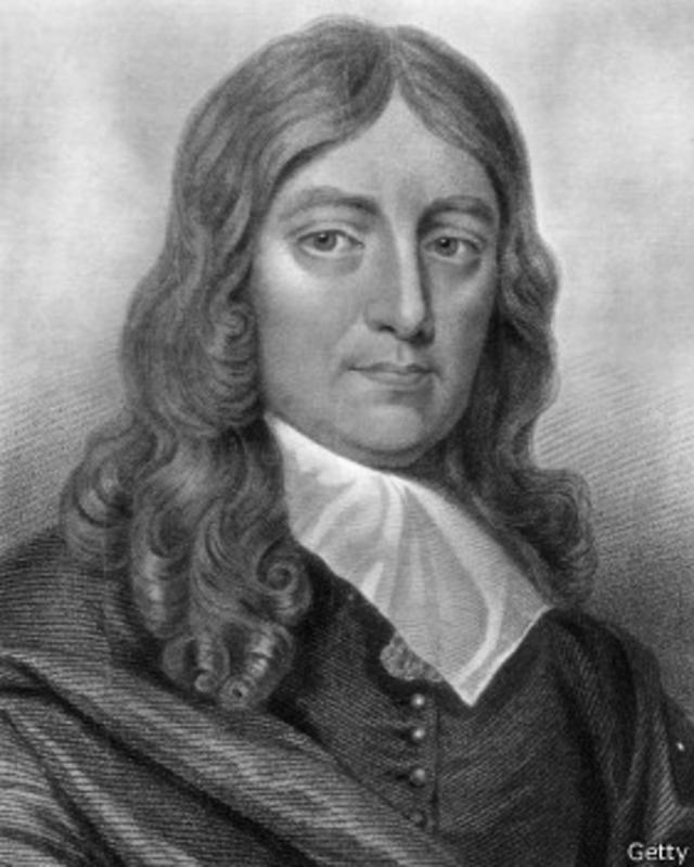 O poeta inglês John Milton