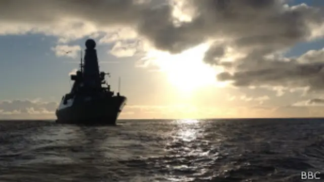 HMS Dauntless (foto: BBC)