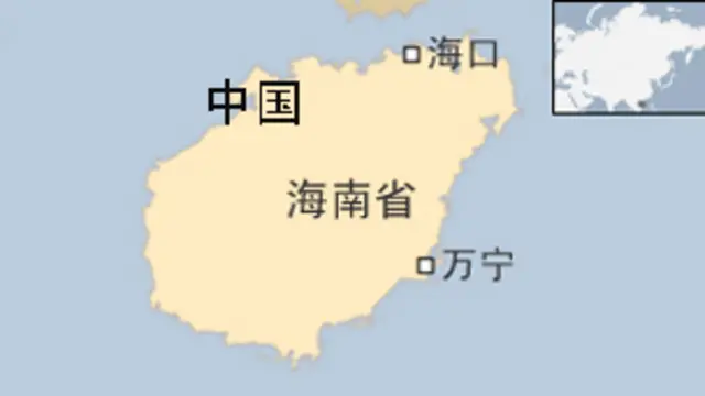 海南万宁地图