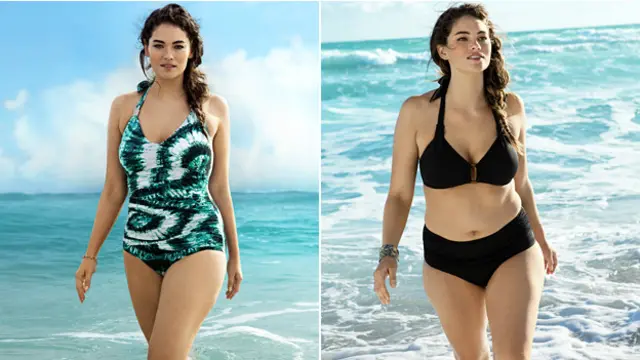 Imagem de campanha da H&M com a modelo Jennie Runk (imagem: cortesia H&M)