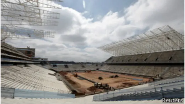 The Itaqueirao stadium, Reuters