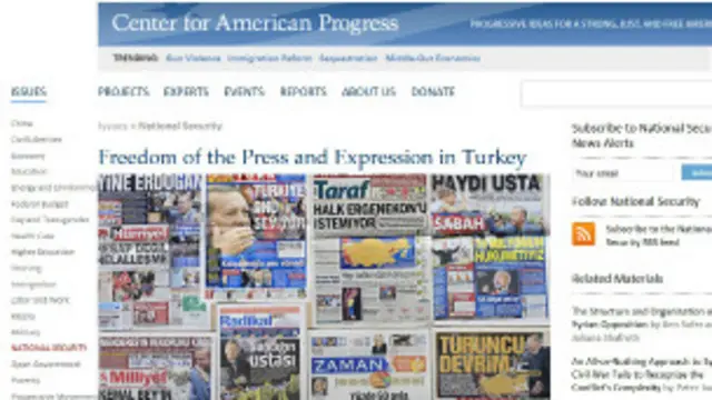 Türkiye'deki basın özgürlüğüyle ilgili rapor