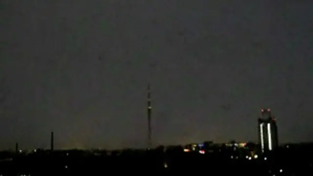 Descarga elétrica tirou as TVs do ar na cidade por alguns minutos 