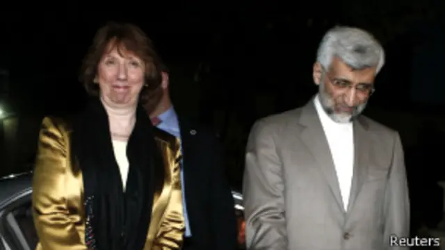 گفت و گوهای متعدد سعید جلیلی دبیر فعلی شورای عالی امنیت ملی ایران و مسئول مذاکرات اتمی این کشور با کاترین اشتون به نمایندگی از شش قدرت جهانی به توافقی ملموسی منجر نشد