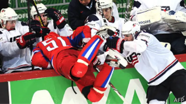 Россия США хоккей