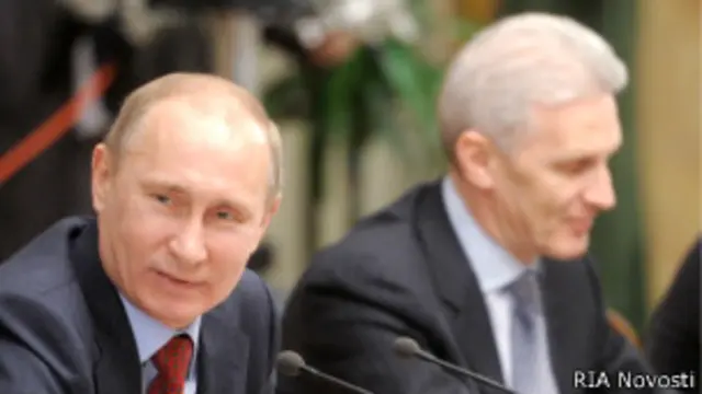 Владимир Путин и Андрей Фурсенко