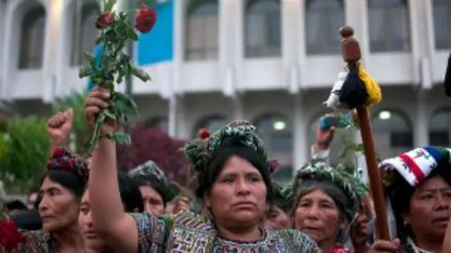 Juicio a Efraín Ríos Montt. Foto AP.