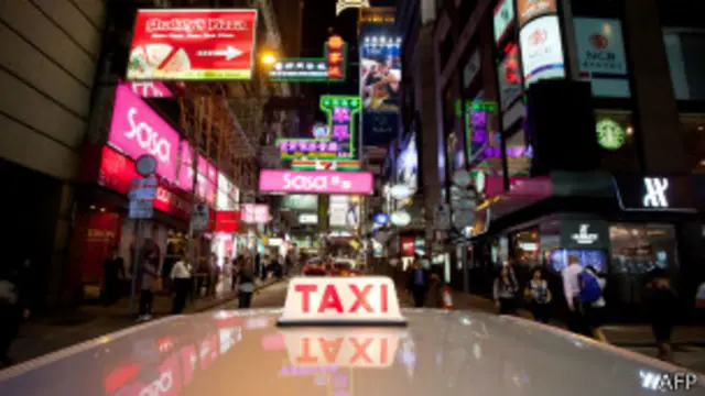 Taxi Hong Kong, AFP