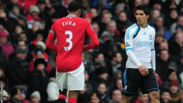 luis suarez, patrice evra