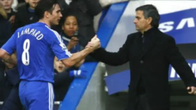 Frank Lampard dan Mourinho 
