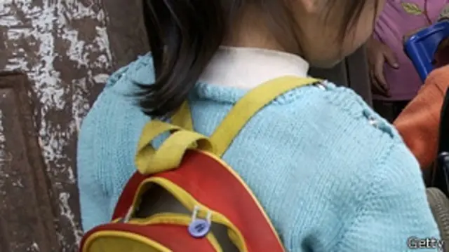 背著書包的小學生