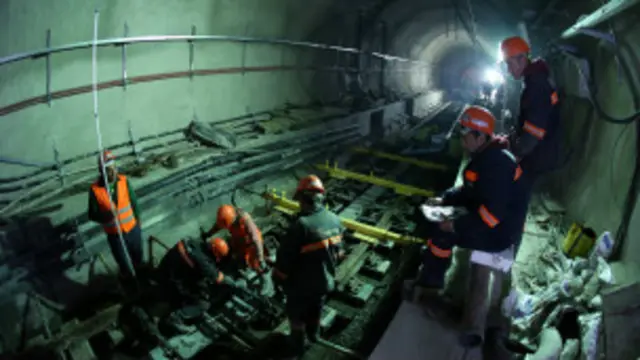 Marmaray Tüneli inşaatı