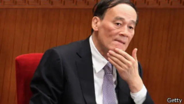 中纪委书记王岐山（资料照片，03/03/2012）