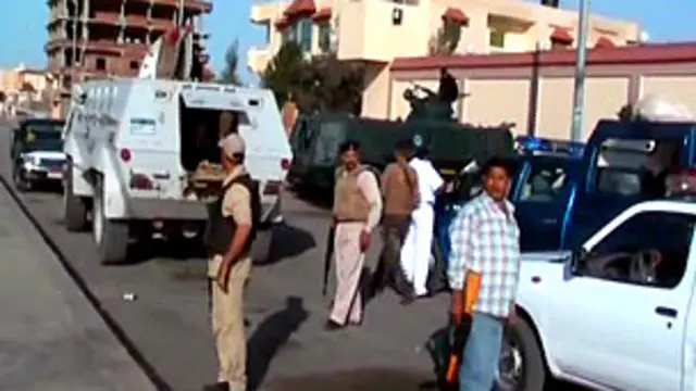 انتشار أمني في العريش يتزامن مع المفاوضات لإطلاق سراح الجنود المختطفين.