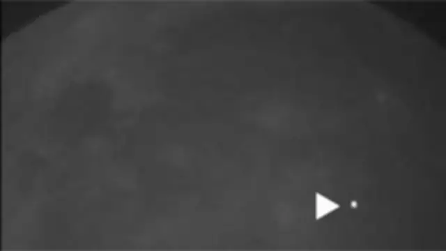 Impacto de meteorito en la Luna (foto: NASA)