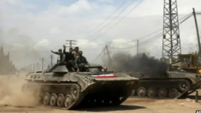 بلدة القصير كانت مسرحا لاشتباكات منذ أسابيع