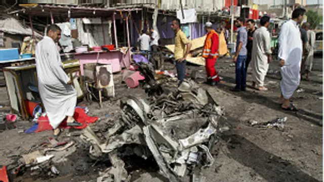 عراق د (مې ۲۰ مې) چاودنې دغه هېواد کې د فرقه يي تاوتريخوالي وروستۍ لړۍ برخه بلل کېږي