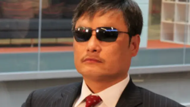 陈光诚在伦敦BBC广播大厦接受BBC中文网采访(20/5/2013)