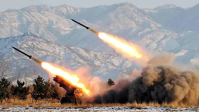 تطلق كوريا الشمالية الصواريخ منذ ثلاثة أيام