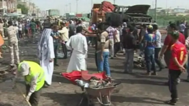 یکی از بمب‌ها نزدیک اتوبوس زائران ایرانی منفجر شد