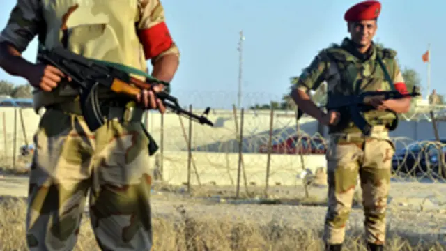 نشرت مصر قواتها في سيناء 