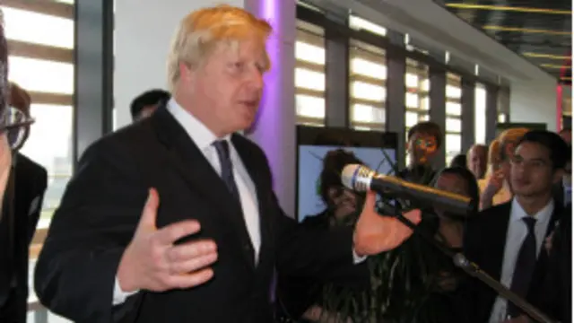 伦敦市长鲍里斯·约翰逊