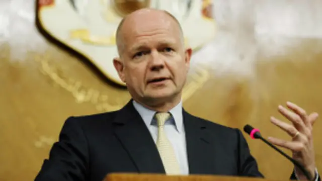 Silah göndərilməməsi barədə təklifi Britaniyanın xarici işlər naziri cənab Hague edib. 