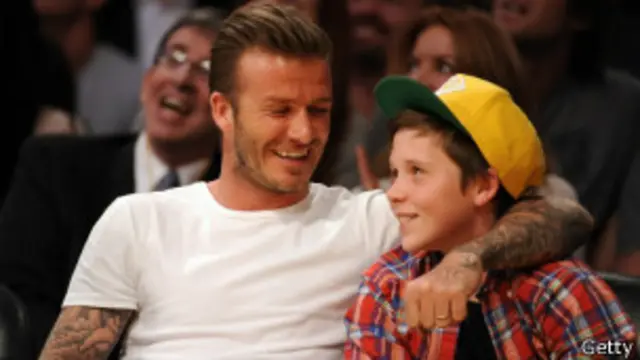 贝克汉姆与儿子