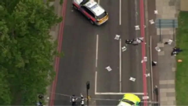 Cena do ataque em Woolwich, no sudeste de Londres