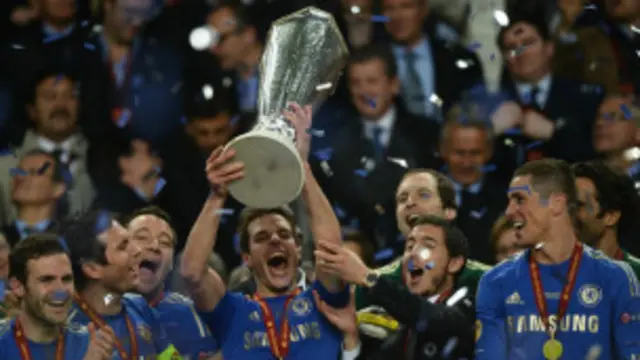 Chelsea meraih gelar juara Liga Eropa musim lalu