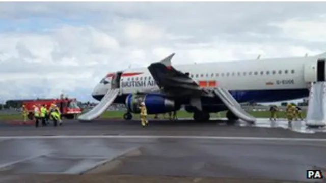 英航飞机急降希思罗机场