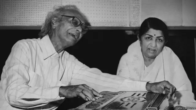 नौशाद और लता मंगेशकर