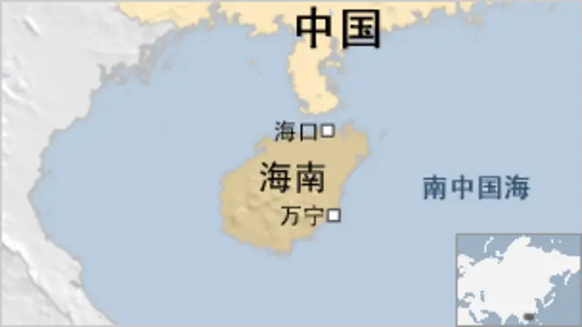 海南省地圖